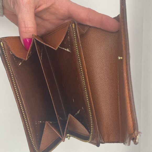 Louis Vuitton Monogram Porte Monet Bier Tresor Two fold Wallet - Picture 3 of 6